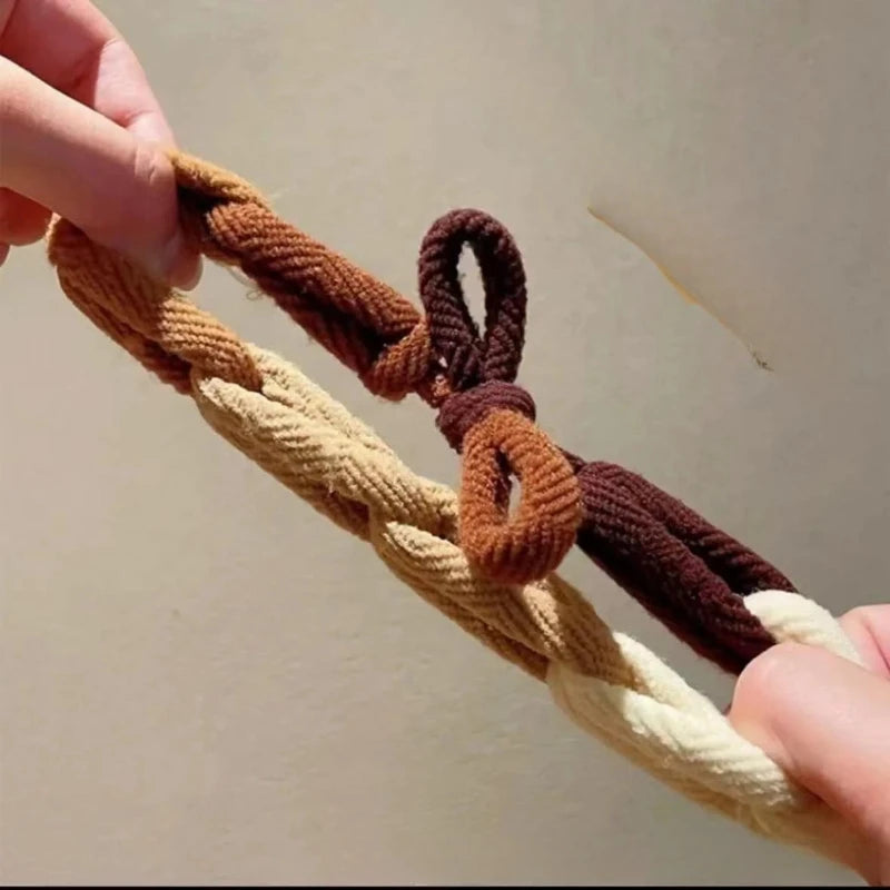 136Pcs Girls Fashion Hair Tie Set Ladies' Cute Bow Hair Tie Multi Functional Durable Hair Accessory.