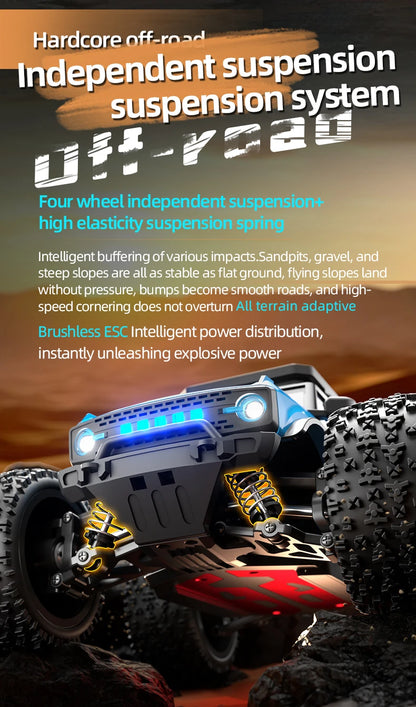 ZLL SG201 MAX 1:20 High Speed Drift Racing Car 70KM/H Brushless Motor 4WD RC Off Road Car Monster Trucks Toys For Kids Gifts.