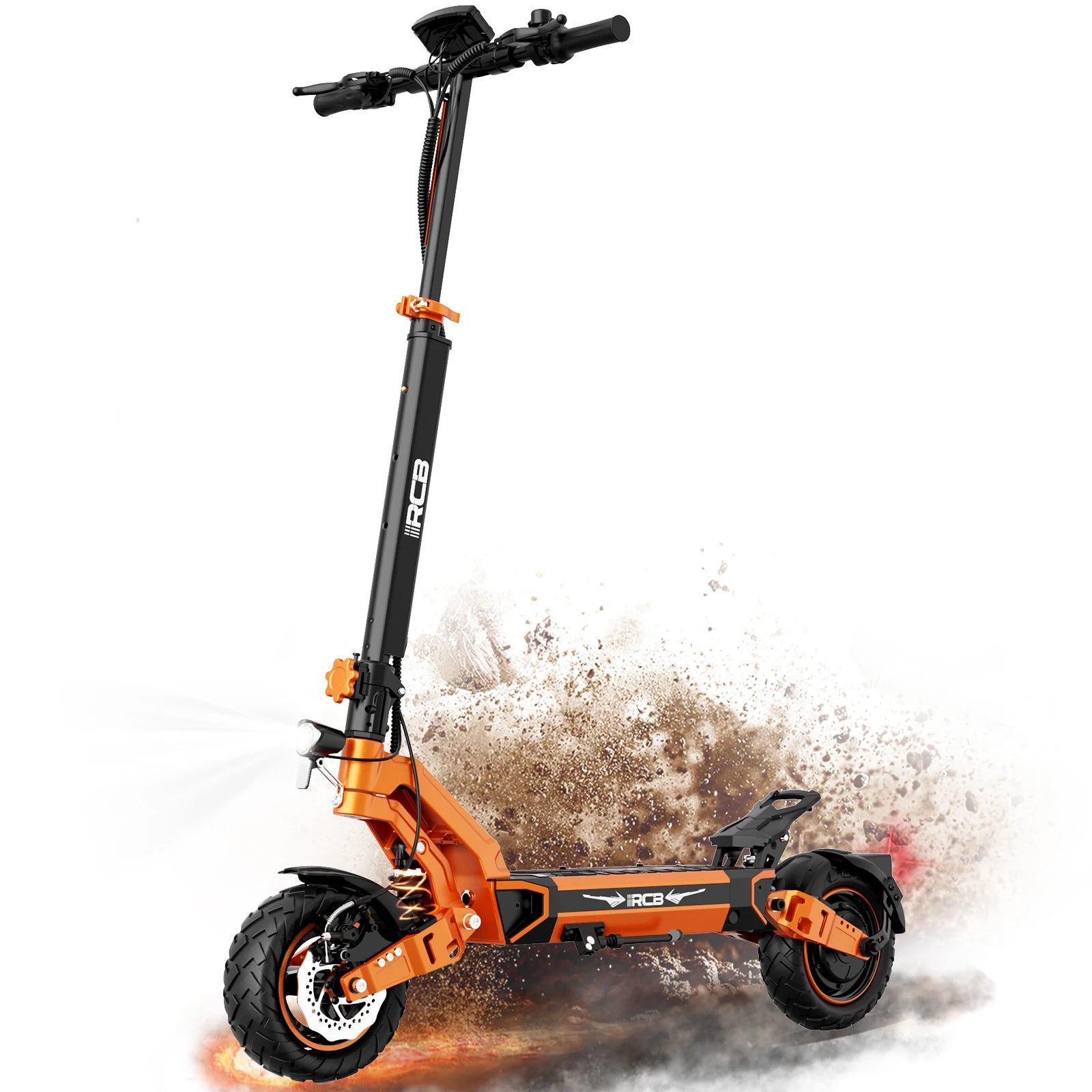 RCB D7 Adult EScooter 500W Motor Foldable E-Scooter 48V 20.8/27AH 10 Inch Tire Urban Commuting Electric Scooter.