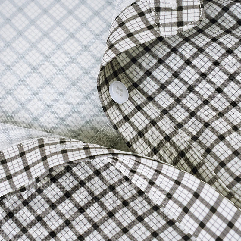 2025 Autumn Winter Women Vintage Long Sleeve Checkered Shirt Design Crop Blouse Y2k 2000s Top Stylish High Street Gyaru Coquette.