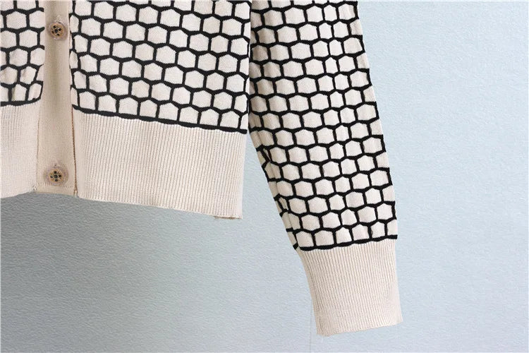 Women 2 Piece Set Knit Sweater Jacket Cardigan Wide Leg Pant Muslim Casual Knitted Outfits Tracksuit Suit Autumn Winter Knitwear.