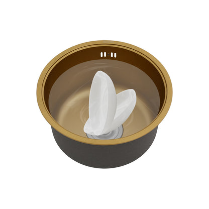 Runde Küchenspüle, Küchenspüle, Einzelschüssel, Spüle, Küchenspüle