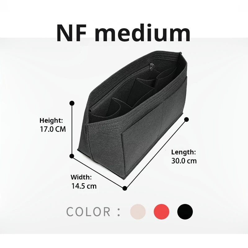 Purse Organizer Insert for Handbags, Felt Bag Organizer for Tote & Purse, Tote Bag Organizer Insert, for lv neverfull