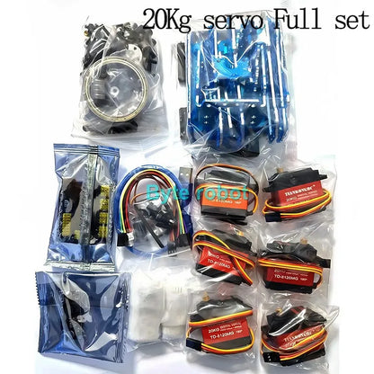 APP Control 6 Dof Metal Mechanical Arm Aluminum Alloy Bracket High Quality Robot Arm for Arduino Robot DIY Kit Programmable Arm