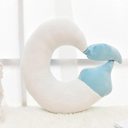 Travel Pillow U Shape Neck Pillow Cute Fox Pillow Hug Sleeping Pillows Ornamental Pillow Office Sleep Pillow 30*30*8CM.