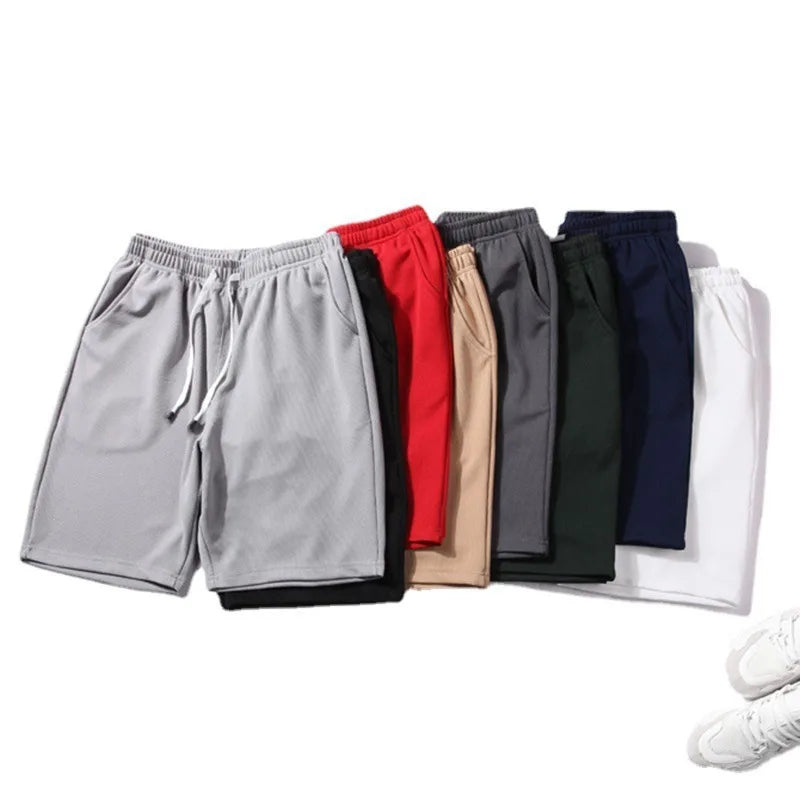 Men Solid Casual Swim Sports Shorts Swimwear Quickly Dry Surf Beach Board Elastic Waist Swim Pants Surffing Shorts.