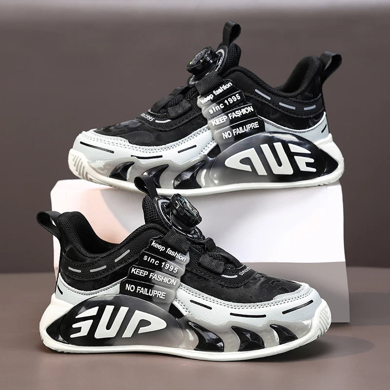 Autumn New Design Children Sneaker Boy Sports Shoes Fashion 4 To 12 Years Kids School Tennis Shoes Boy Casual Sneaker.