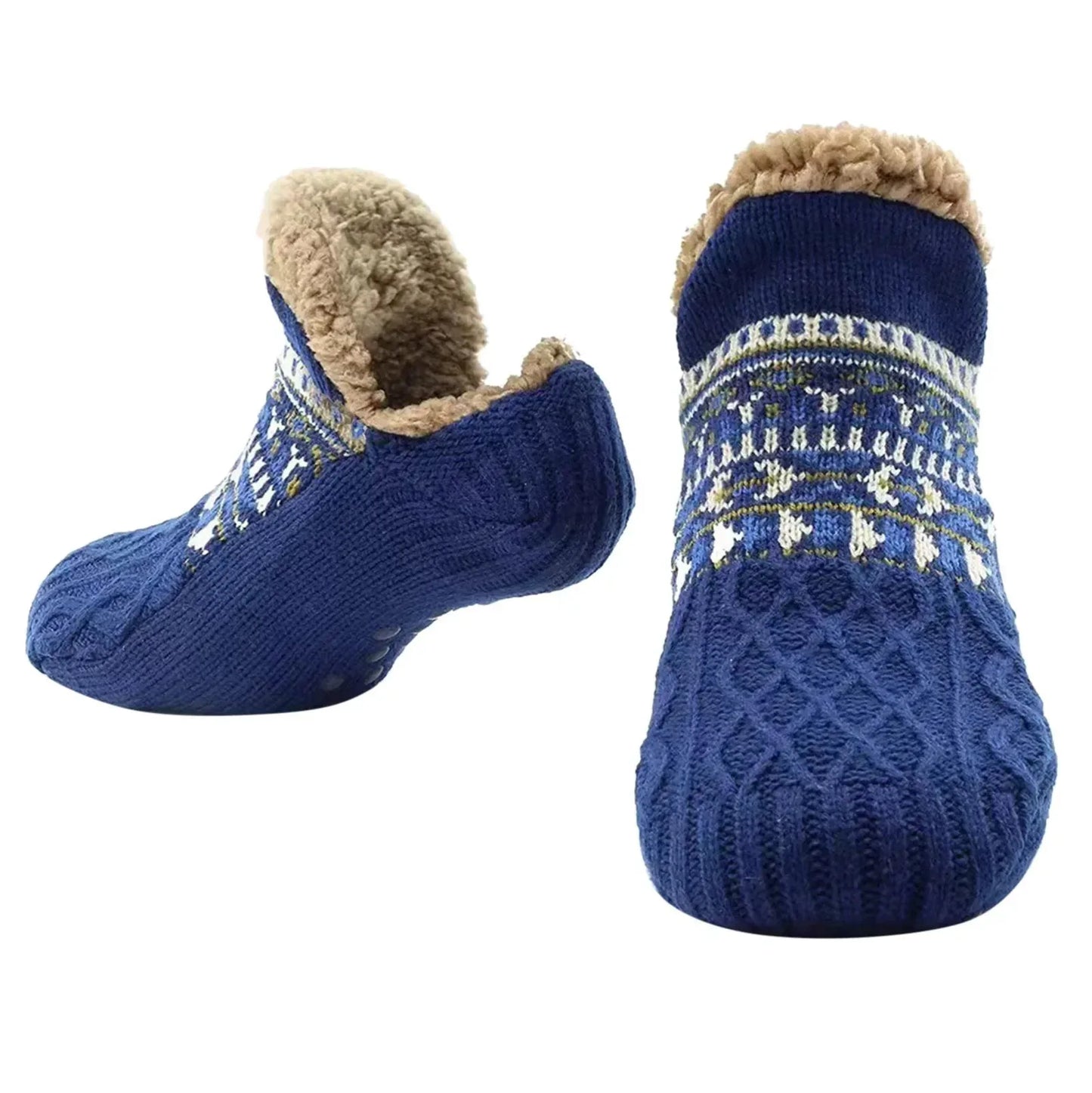 Super Warm Winter Non-slip Floor Socks Women Men Snow Socks Sleep Carpet Socks Slippers Socks Women Velvet Boot Unsiex Home Wear.