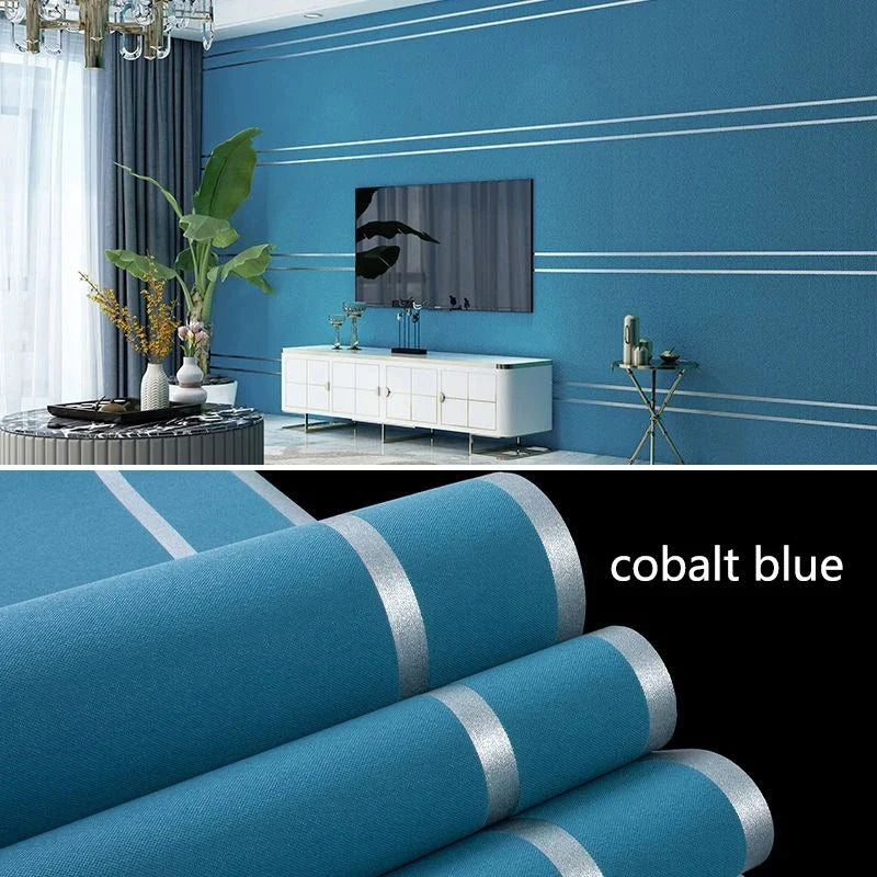 Hirschleder Samt Tapete Nordic Geometrische Muster Streifen Moderne Einfache Wohnzimmer TV Hintergrund Wohnkultur Vlies Wand Papier