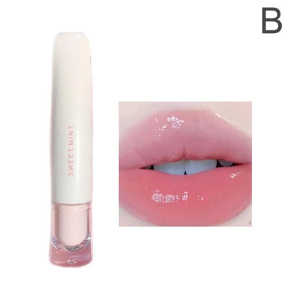 Mirror Dyeing Lip Gloss Moisturizer Liquid Lipstick Waterproof Long Lasting Red Lip Tint Korean Makeup Cosmetic