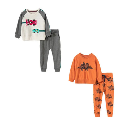   Jumping Meters New Baby Boys Clothing Sets Autumn Winter Cartoon Tiger Printed Cotton Boys Girls Outfit Long Sleeve Shirt Pant.