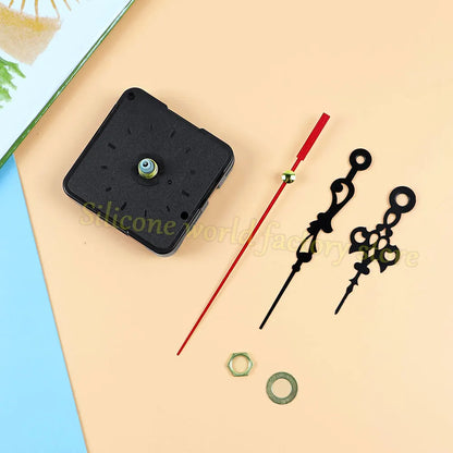 SW Uhr Mechanismus Stille Quarzwerk Set Maschine Wand Hände Stille Sweep Zweite Bewegung Mit Zeiger DIY Reparatur Teile Werkzeug