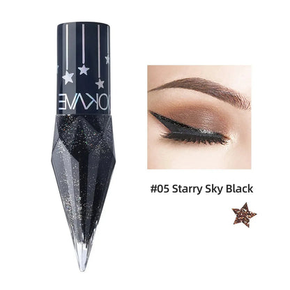 Glitter Liquid Eyeliner Pen Pearlescent Sequins Diamond Bright Shining Eyeliner Waterproof Lasting Eyeshadow Women Cosmetics 1pc