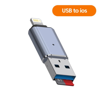 Elough USB 3.0 Card Reader SD TF Card Reader Lightning adaptador usb a tipo c High Speed Cardreader For iPhone Accessories.