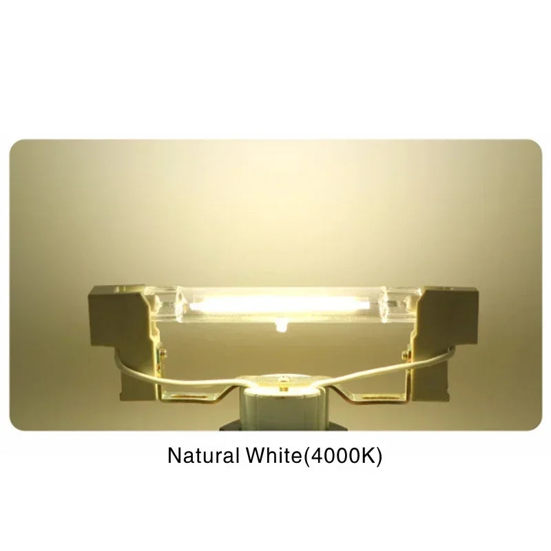 R7S LED 78mm 15W 20W R7S Spotlight 118mm 30W 50W AC 110V 220V 230V J78 J118 COB Lamp Bulb Glass Tube Replace Halogen Lamp Light.