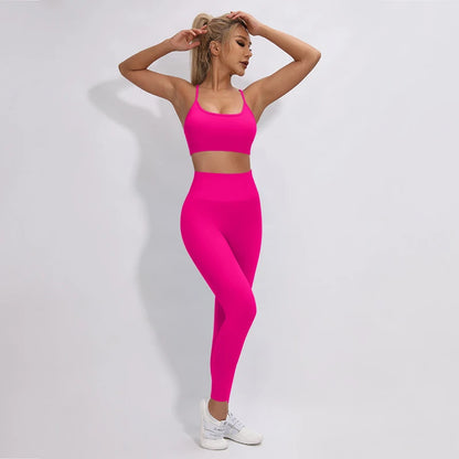 2/3/4Pcs Women's Tracksuit Seamless Yoga Set Leggings Sports Suit for Fitness Long Sleeve Top Gym Clothing Workout Sportswear