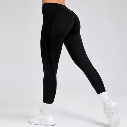 Seamless Yoga Leggings Pants Sports Fitness High Waist Peach Hip Raise Training Trousers Running Workout Gym Leggings for Women