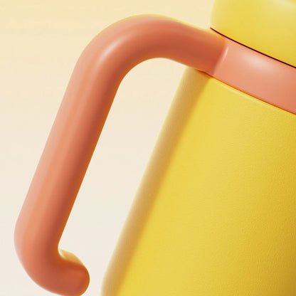 24oz Stainless Steel Whale Fountain Tumbler Straw Water Cups Kids Adults Travel Water Bottles Whale Water Cups Car Water Bottle.