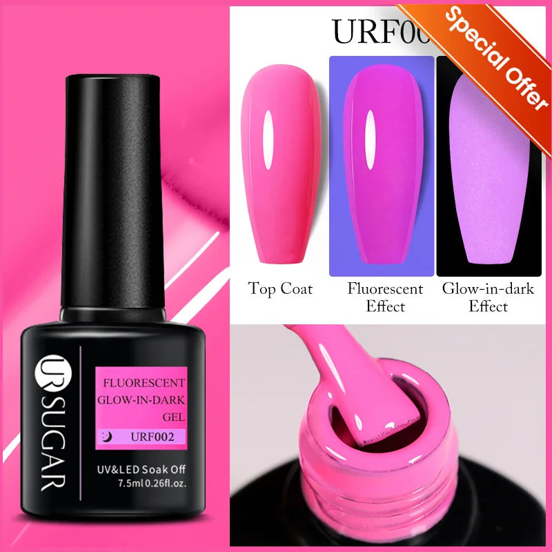 UR SUGAR 7/7.5ml Summer Blue Silver Gel Nail Polish Semi Permanent High Quality Soak Off UV LED Varnishes Nails Art Manicure