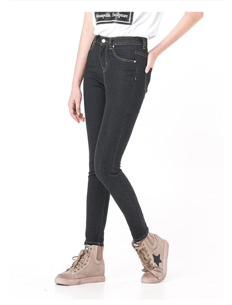 Plus Size Skinny Jeans for Women Full Length High Waist Women Jeans Stretchy Pencil Curve Women Jeans 200kgs Mom Jeans for Women.