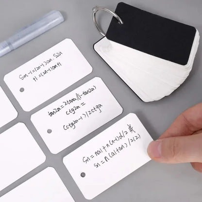 400/100 Blatt Kraftpapier, leere Karteikarten mit Binderingen, Spiralnotizblöcke, Mini-Notizbücher, Lernkarten, Buch, Kawaii-Briefpapier.