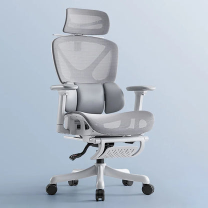 Gaming-Computerstuhl, ergonomischer Heimbürositz, 135-Grad-Backung mit Fußstütze, Lordosenstütze, höhenverstellbarer Sessel