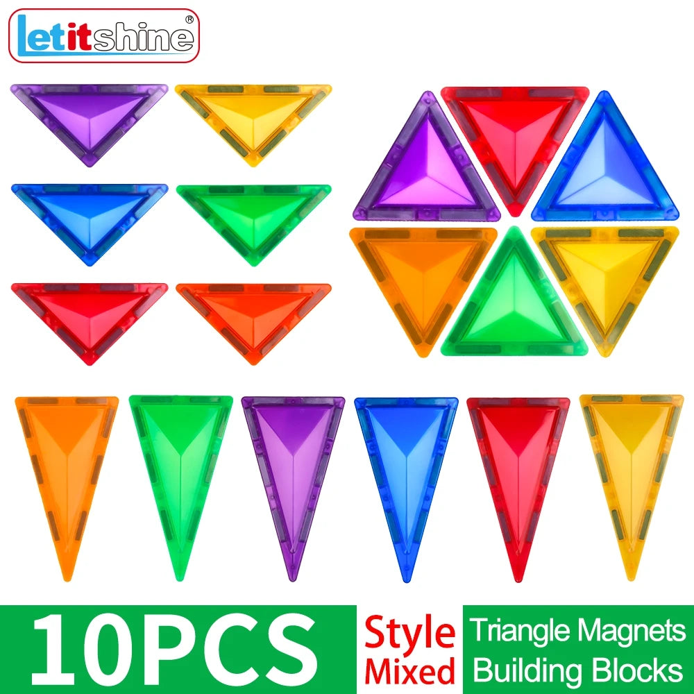 Montessori Magnetic Toys Education Stem Developmental Building Blocks Magnet Tiles Construction Bricks Kids Baby Boy Puzzle Game.