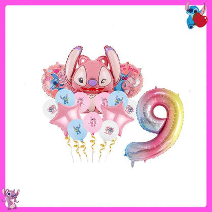 Disney Lilo und Stitch Party Dekoration Geschirr rosa Stitch alles Gute zum Geburtstag Party Thema liefert Ballon Hintergrund Tasse Teller