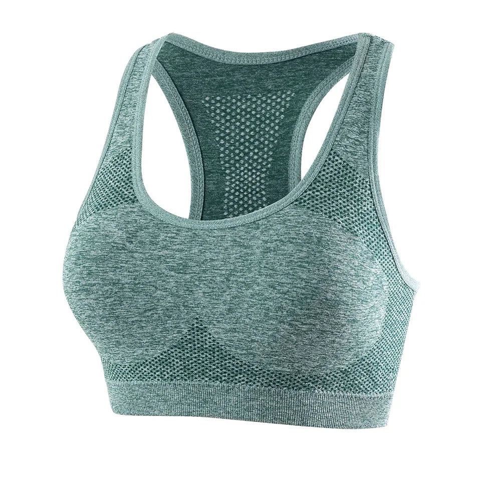 Women Sports Bra Top Push Up Fitness Yoga Bra Underwear Sport Tops For Women Breathable Running Vest Gym Wear.