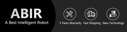 ABIR WD8 Robot Window Vacuum Cleaner,Dual Water Spray,Laser Sensor,Smart Home Glass Wall Wet Dry Cleaning ,APP&Remote Control.