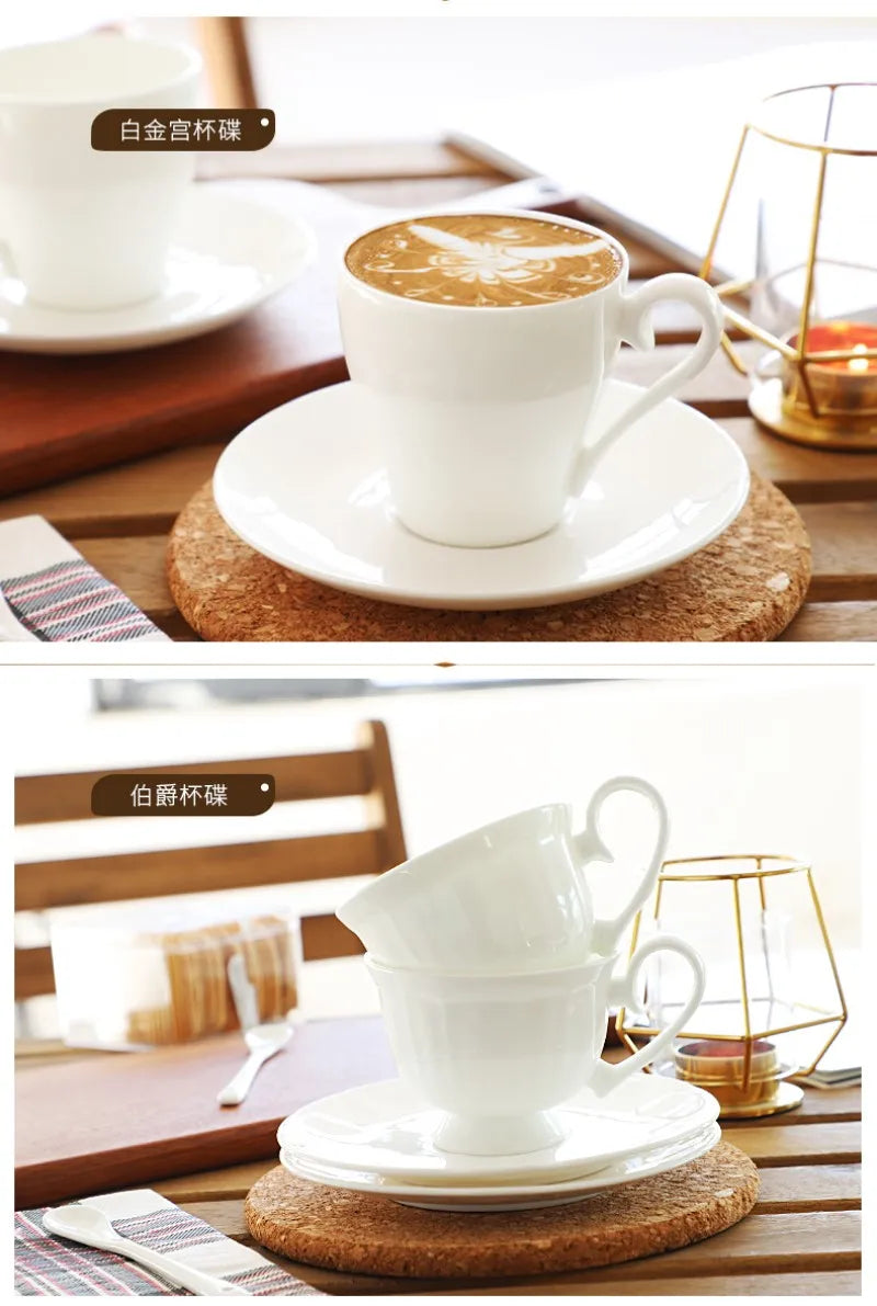 Plain white quality bone china tea cups set, ceramic coffee cup, japanese coffee cup, porcelain turkish coffee cups, originales