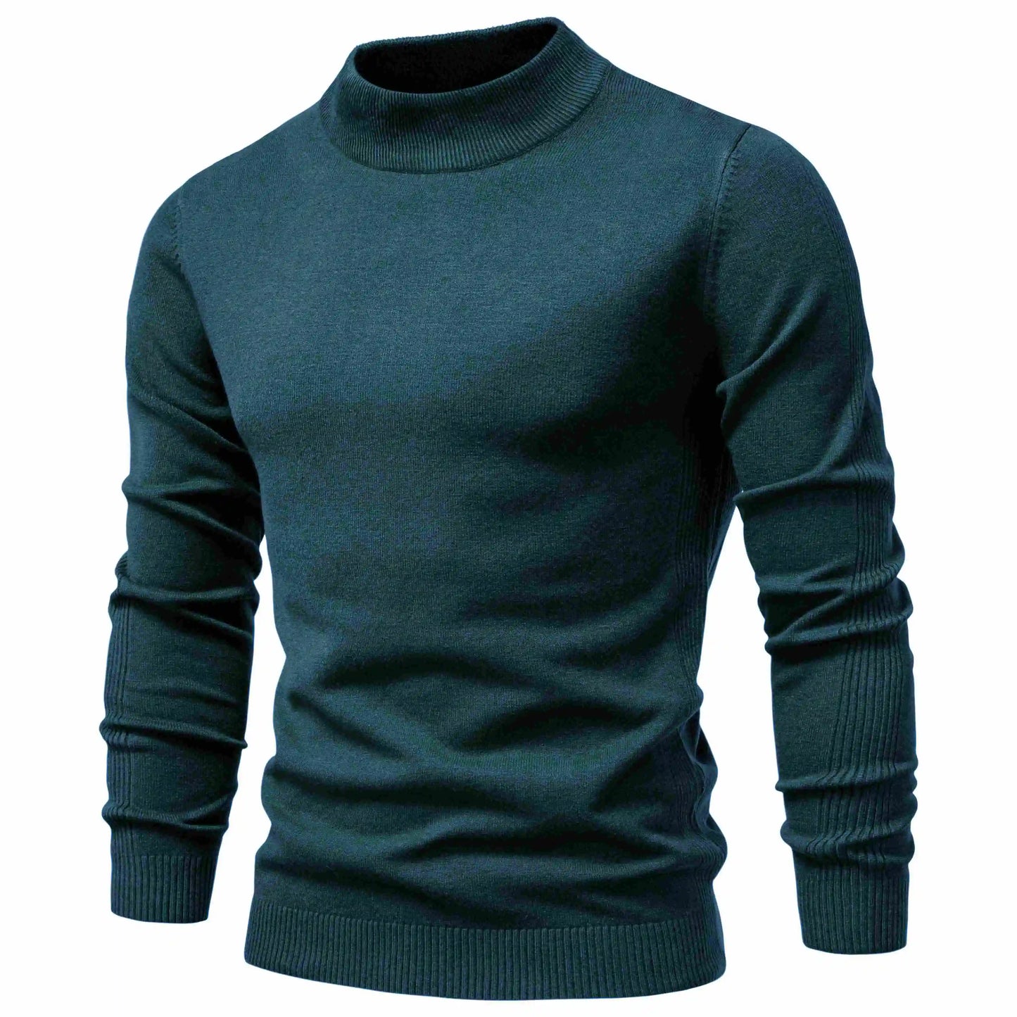 New Winter Turtleneck Thick Mens Sweaters Casual Turtle Neck Solid Color Quality Warm Slim Turtleneck Sweaters Pullover Men