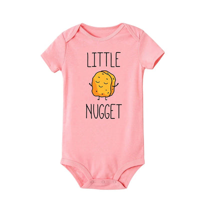 Little Nugget Baby Ankündigung Neugeborene Baby Bodys Sommer Jungen Mädchen Strampler Körper Schwangerschaft Offenbaren Kleidung Säugling Dusche Geschenk.