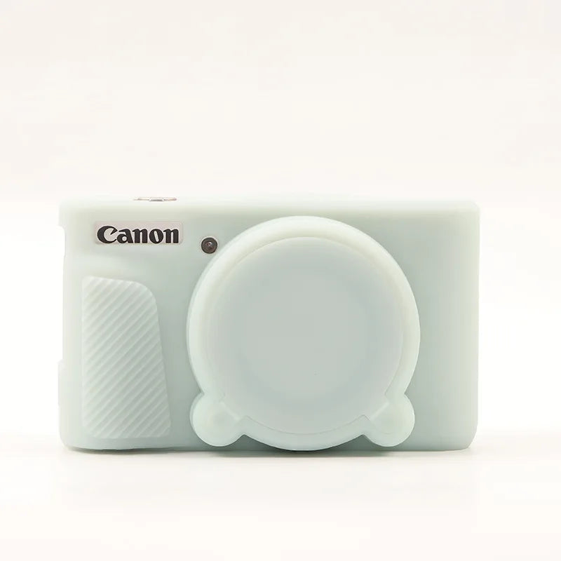 Camera Case for Canon PowerShot SX740 / SX730 Digital Camera, Soft Silicone Protective Bag Removable Lens Cover Accessories.
