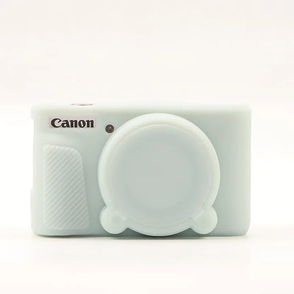Camera Case for Canon PowerShot SX740 / SX730 Digital Camera, Soft Silicone Protective Bag Removable Lens Cover Accessories.
