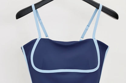 2025 New Striped Fashion Yoga Set Women Gym Clothes Sexy Sports Bra High Waist Yoga Flared Pants Running Hip Lift Fitness Pants