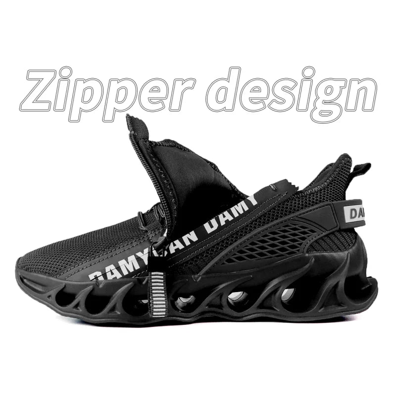 New Spring and Autumn Soft soled Running Men's Mesh Breathable Casual  Sports Shoes Men's Trendy Shoes Lightweight  Sneaker.