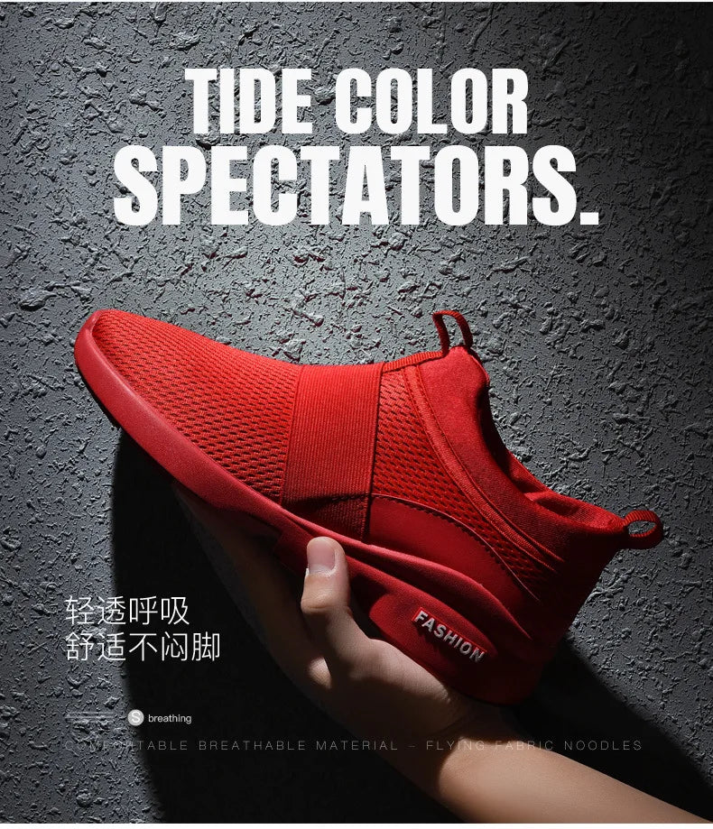 Men Shoes New Loafers Comfortable Fashion Mesh Man Casual Sneakers Couple Shoes Lightweight Non-slip Walking Footwear Size 48.