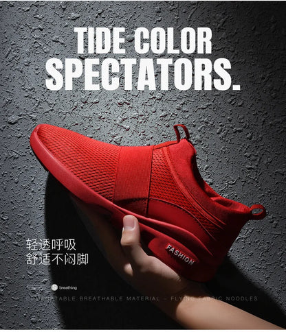 Men Shoes New Loafers Comfortable Fashion Mesh Man Casual Sneakers Couple Shoes Lightweight Non-slip Walking Footwear Size 48.