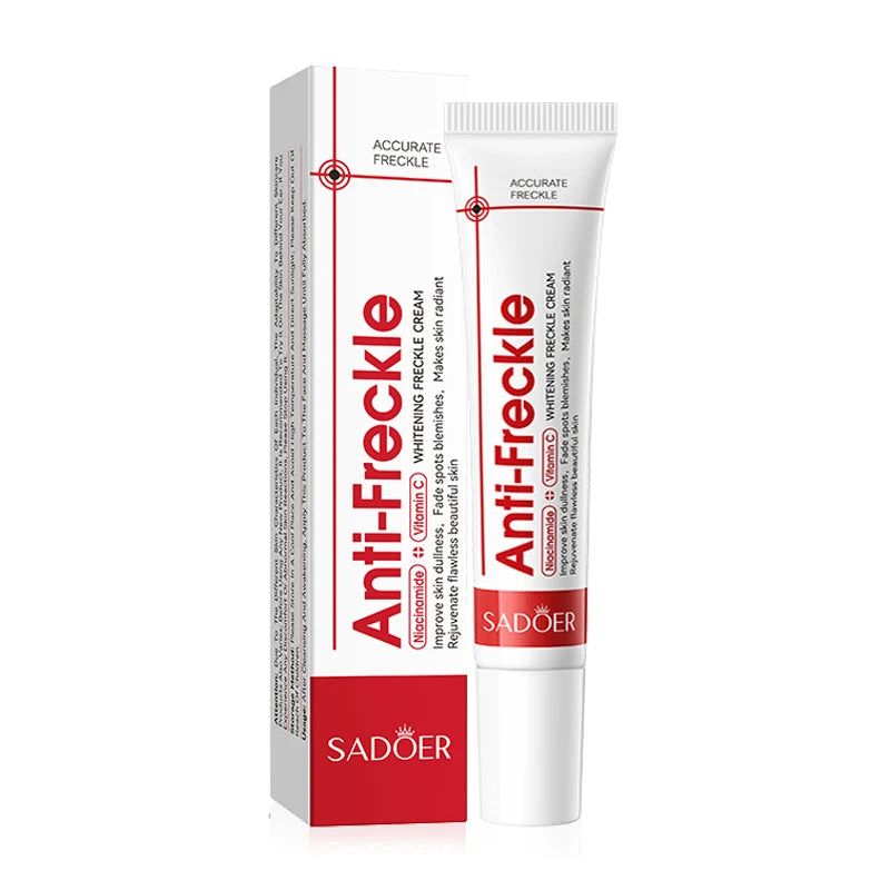 SADOER Anti Freckle Cream Face Whitening Creams Spot Removing Anti-aging Moisturizing Freckles Removal Facial Cream Skin Care.