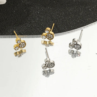 1pair Disney Mickey Mouse Earrings Simple Mickey Ear Studs for Man Jewelry Accessories Gifts.