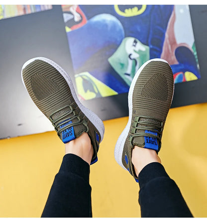 Big Size 48 Sneakers Shoes Men Lightweight Breathable Running Walking Male Footwear Lace-up Adult Sneakers Zapatillas De Deporte