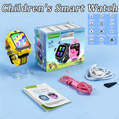 New Kids 5G Smart Watch SOS GPS+BDS/GLONASS Location Phone Call Camera Child Smartwatch 1.83 Inch WIFI Waterproof For Watch Gift