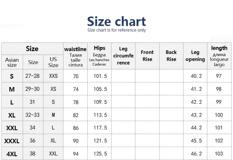 OUSSYU Brand Autumn Casual Pants Men Business Elastic Waist Korean Style Black Brown Grey Khaki Trousers Male Plus Size S-4XL.