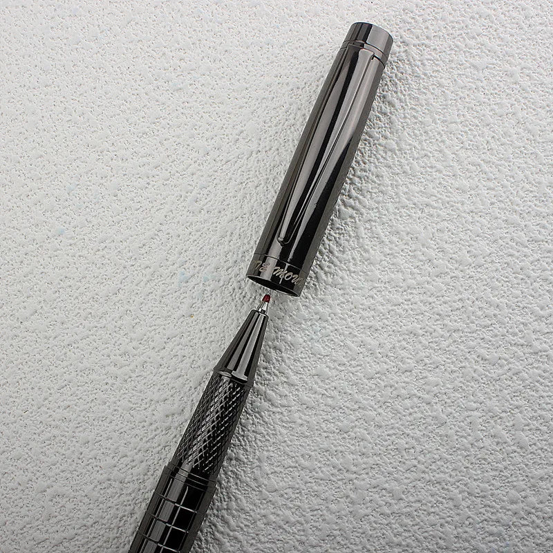 1 stücke MONTE MOUNT Kugelschreiber Retro Metall Gitter Tinte Elegantes Geschenk für Schreiben Schreibwaren Büro Schule Liefert Roller kugelschreiber.