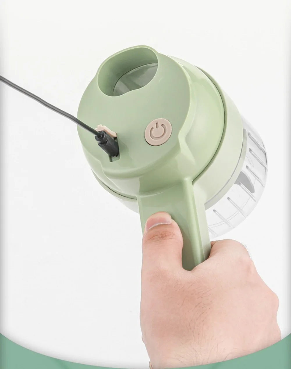 Electric Vegetable Cutter Set Handheld Wireless Garlic Masher Food Chopper Meat Grinder Machine Peel Slice Kitchen Accessories.