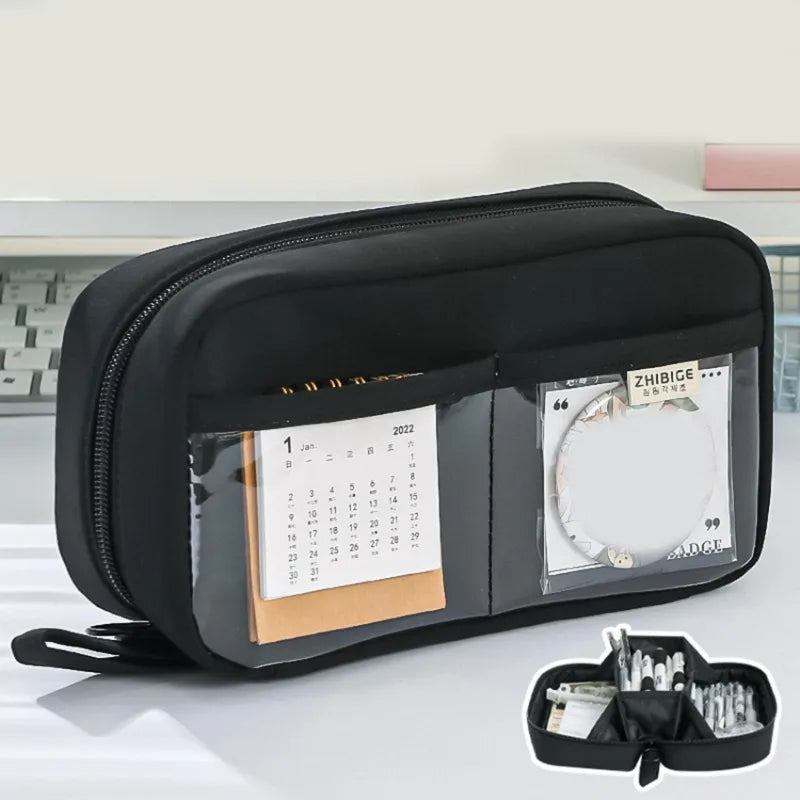 Neue weibliche Grundschule Mittels chüler Briefpapier Box mit hohem ästhetischen Wert Feder mäppchen und Feder mäppchen.