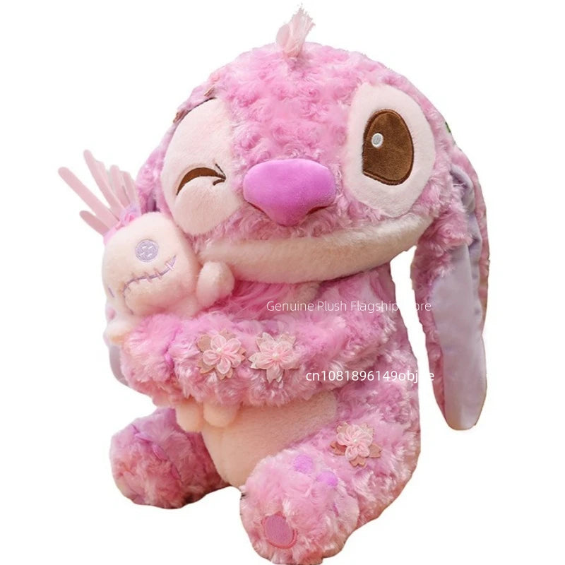 70cm Big Size Disney Lilo & Stitchanime Plush Stuffed Doll Room Decoration Peluche Pillow Angel Plushies Ornaments Gifts.