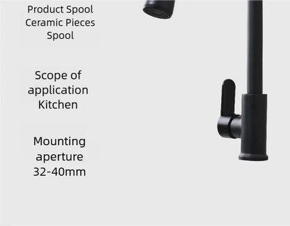 Kitchen Faucets 304 stainless steel Pull Out Kitchen Sink Water Tap Deck Mounted Mixer Stream Sprayer Head Hot Cold Taps