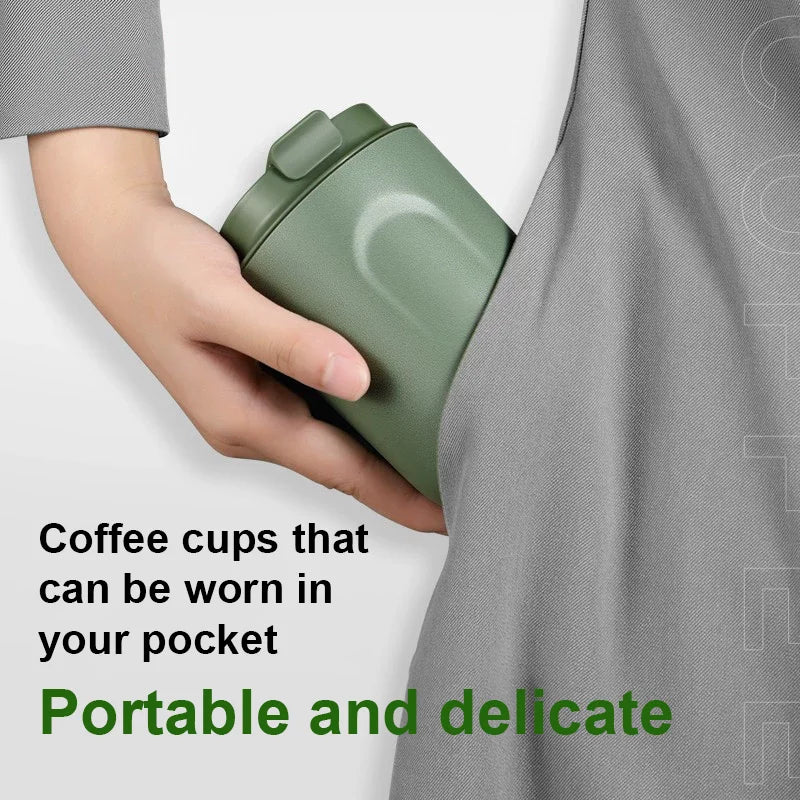 Thermos Bottle for Coffee Thermal Cup for tea Mini Tumbler Insulated Vacuum Flask Mug Stainless Steel Leakproof Travel Drinkware.